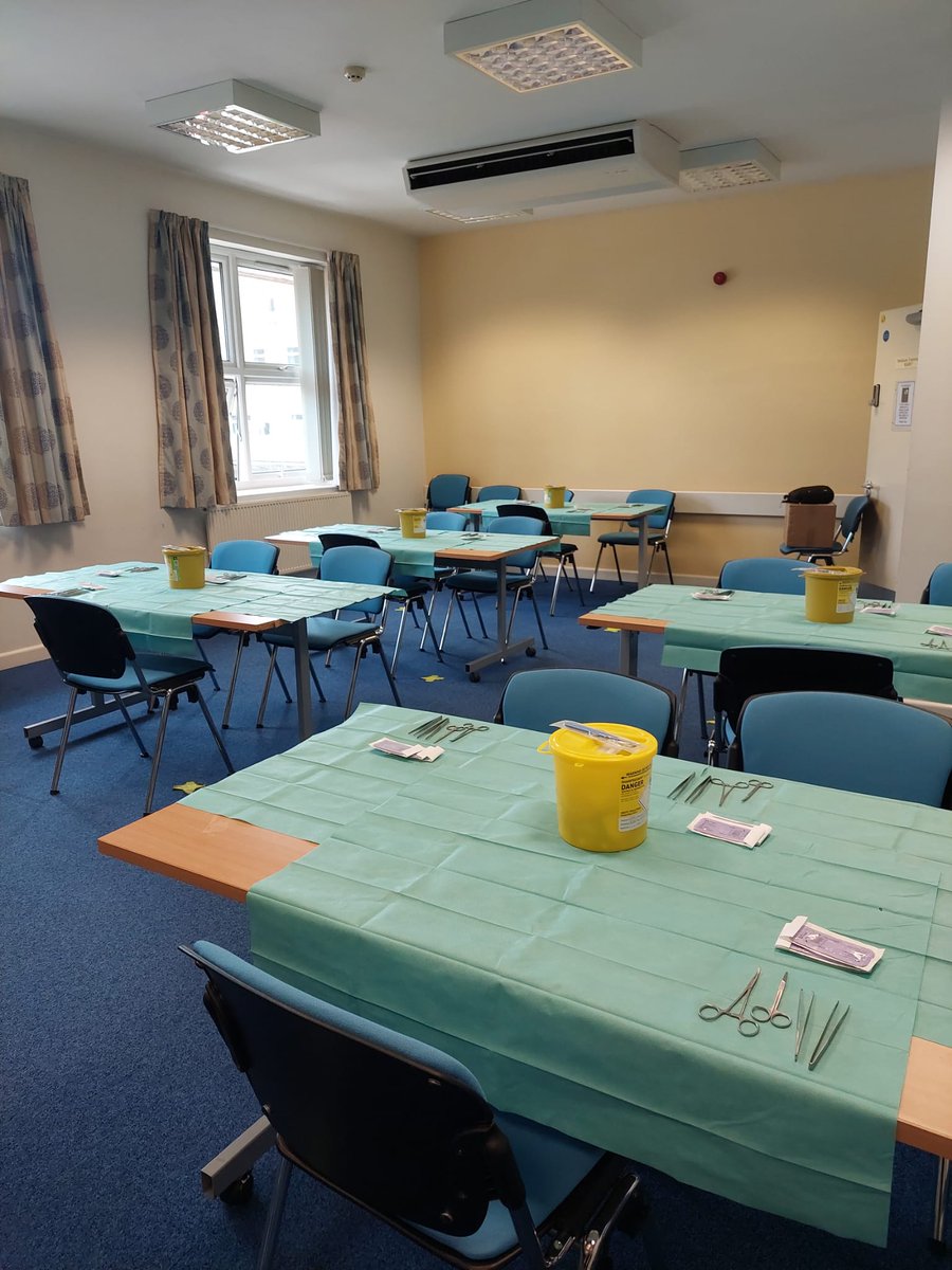 cazandal's tweet photo. Room set up ready for perineal suturing training for our wonderful midwives @CHFTNHS with the fab @RachelCPDM #SimTechsRock #OurStaffRock @ChftmedicalE https://t.co/C0qmwNwVld