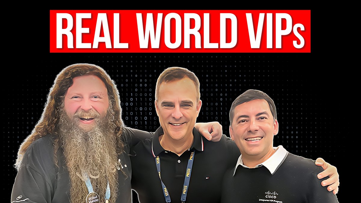 David Bombal (@davidbombal) on Twitter photo Want to become a VIP or Insider?
YouTube video: youtu.be/Hp4a0Ta1a_o
#SponsoredbyCisco #CiscoLive #infosec #cybersecurity #python #ansible #hack #hacking #hacker #networking #cisco #ccna <a href="/CiscoLive/">CiscoLive</a> <a href="/Cisco/">Cisco</a> <a href="/CiscoInsider/">Cisco Insider</a> <a href="/CiscoChampion/">Cisco Insider Champion</a> <a href="/Ipswitch/">Dan Kelcher</a> Want to become a VIP or Insider?
YouTube video: youtu.be/Hp4a0Ta1a_o
#SponsoredbyCisco #CiscoLive #infosec #cybersecurity #python #ansible #hack #hacking #hacker #networking #cisco #ccna <a href="/CiscoLive/">CiscoLive</a> <a href="/Cisco/">Cisco</a> <a href="/CiscoInsider/">Cisco Insider</a> <a href="/CiscoChampion/">Cisco Insider Champion</a> <a href="/Ipswitch/">Dan Kelcher</a>