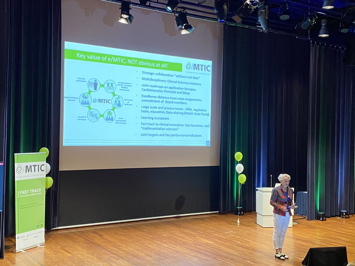 PatriciaJaspers's tweet photo. Celebrating 5 years @e_mtic a very Powerful learning ecosystem combining different disicplines in science, industry and the clinical context #health #cardiovascular #sleep #Neurology #perinatal #ai https://t.co/HDvcuVcFsa