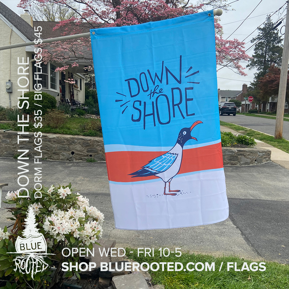 blue_rooted's tweet photo. We're open all week long 10am - 5pm Today thru Friyay! Stop in before you head back DOWN THE SHORE! We have plenty of gifts and flags for the beach! #downtheshore #delco #beachflags https://t.co/UCFPCA0U97