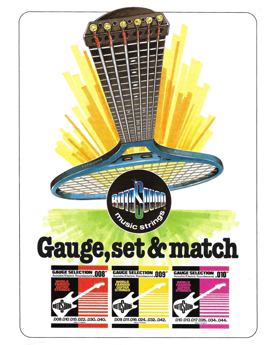 rotosound_uk's tweet photo. Anyone for #tennis? #Throwback to a #Wimbledon-inspired #advert from 1986 πΎ
#Rotosound #RetroAdvert #VintageAdvert #TennisAdvert #BassGuitar #Guitar #ElectricGuitar #Guitarist #GuitarStrings #Wimbledon2023 https://t.co/vNfrAFJgzg