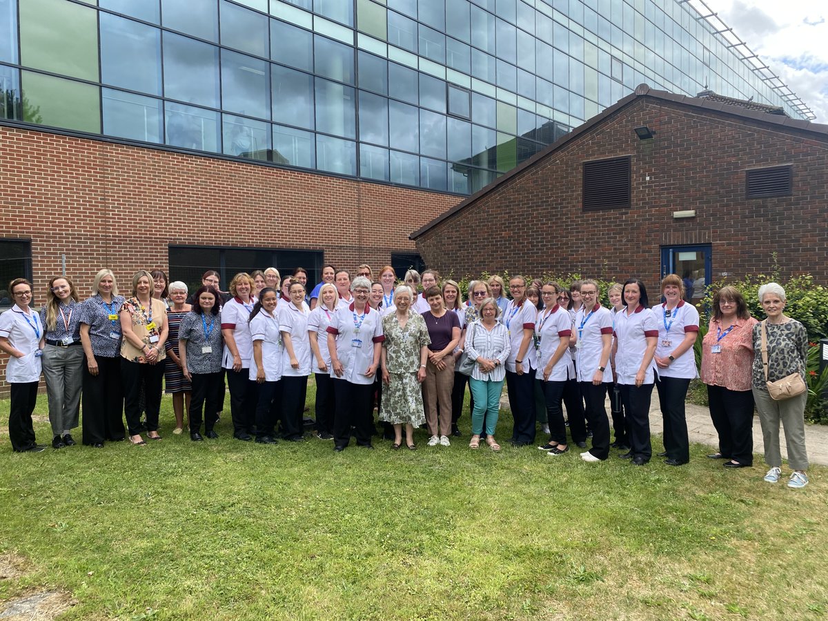 DietitiansUHNM1's tweet photo. The Dietetic team through the years 1968 - 2023! As we celebrate 75 years of NHS, we also celebrated 55 years of Dietetics in North Staffordshire! Thank you to everyone who joined us today 😁💙 #NHS75 #NHSBirthday #55YearsofUHNMDietitians https://t.co/9DCqVksNVh