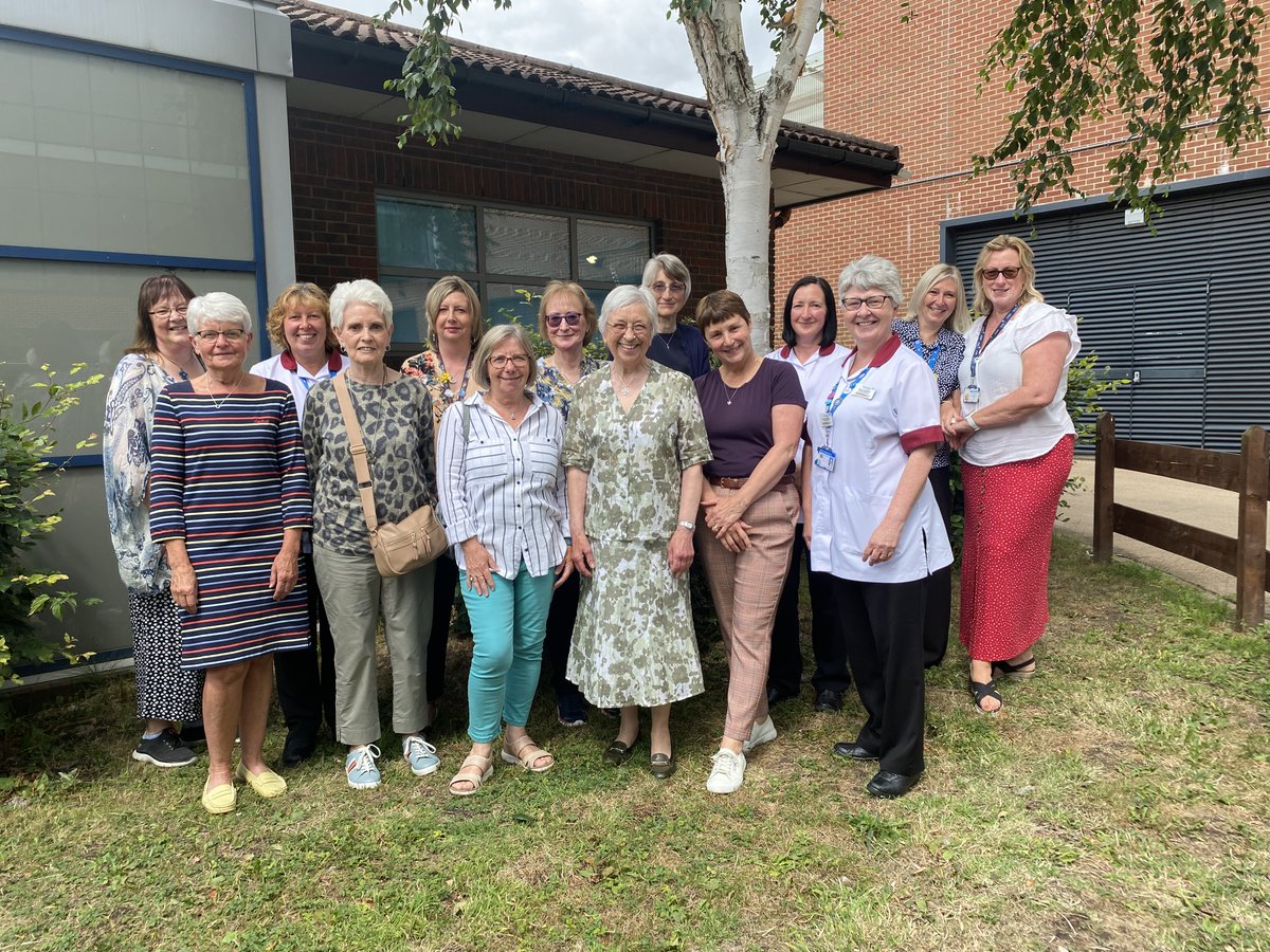 The Dietetic team through the years 1968 - 2023! As we celebrate 75 years of NHS, we also celebrated 55 years of Dietetics in North Staffordshire! Thank you to everyone who joined us today 😁💙 #NHS75 #NHSBirthday #55YearsofUHNMDietitians