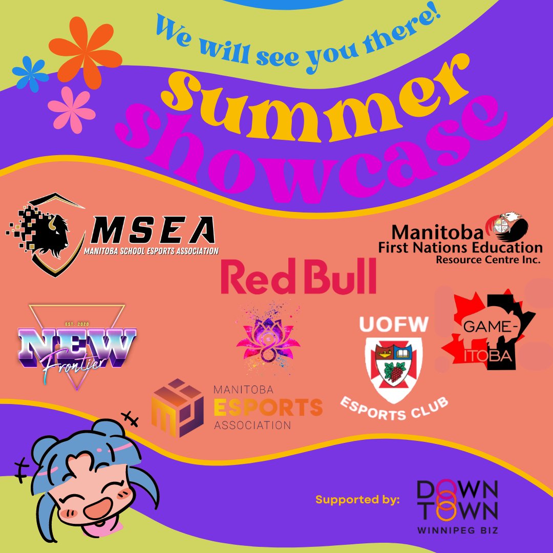 mfnerc's tweet photo. Come check out MSEA Esports summer showcase! July 8th at the Delta Hotel, in the Assiniboine Room. MFNERC & MFNSS will be there and running VR games. If you’re interested in entering the world of Esports this event is for you.
#MFNSS #MFNERC #MSEA #SUMMERSHOWCASE https://t.co/l3l6RyYihY