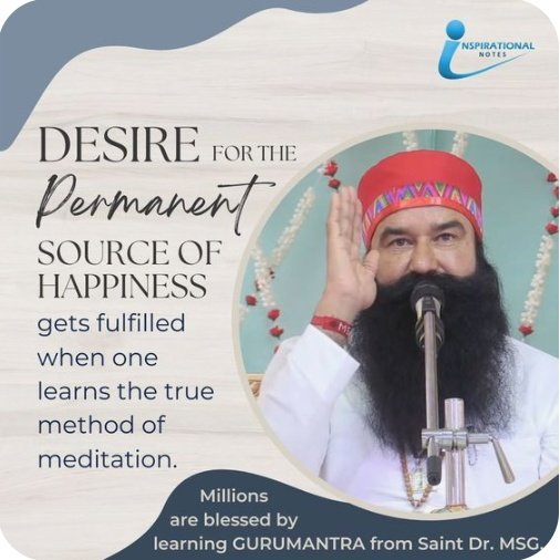 shushma20031262's tweet photo. Saint Gurmeet Ram Rahim Ji says #MethodOfMeditation to #MeditateEveryday and #Meditation to #BoostSelfConfidence . #PowerOfMeditation to #RightKnowledgeRightDeeds and #UnlockYourPotential. Man should be #KarmYogGyanYog so that he can use his potential properly. https://t.co/Kb5FFGdAi8