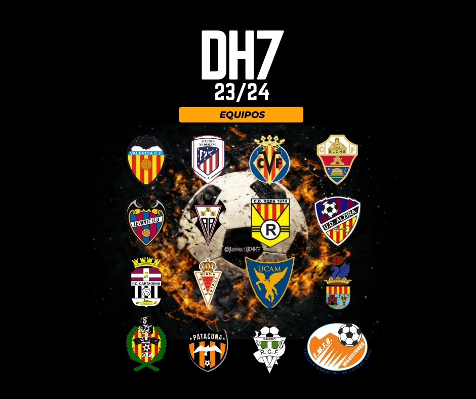 🥁 ¡Estos serán los 16 equipos que formarán parte de la temporada 2023-24 en #DH7!

🥲 ¡Qué empiece ya, por favor!