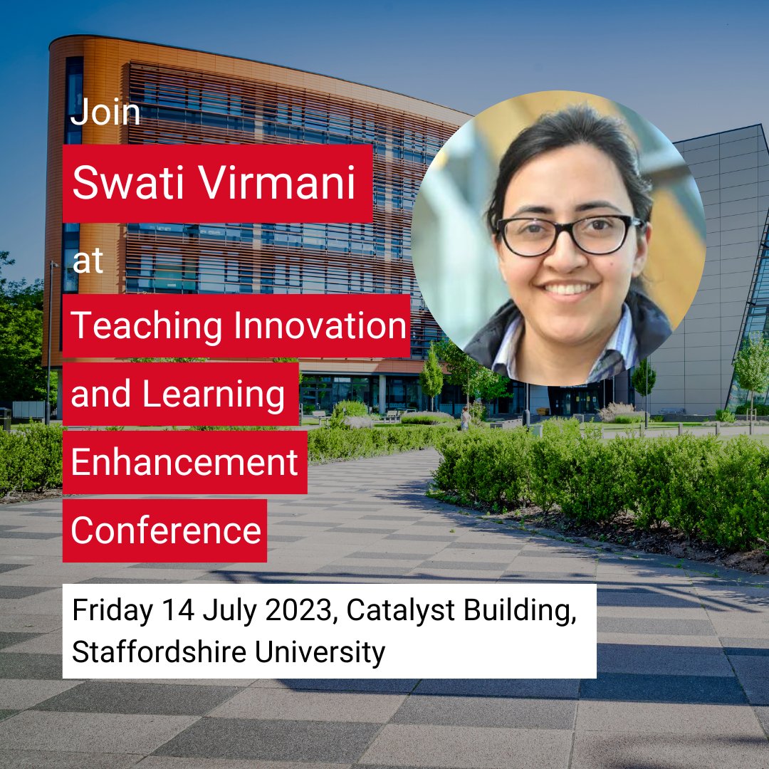 StaffsTILEHub's tweet photo. ๐๏ธ Join @swativirmani8 from @dmuleicester at TILE Conference on July 14th!
Discover how to prepare learners for an AI-powered future. Explore AI's potential, critical thinking, & bridging academia with industry.
๐https://t.co/iv1ti8anam
#StaffsTILEc #TILEConference #AI https://t.co/IsqN7qkBLg