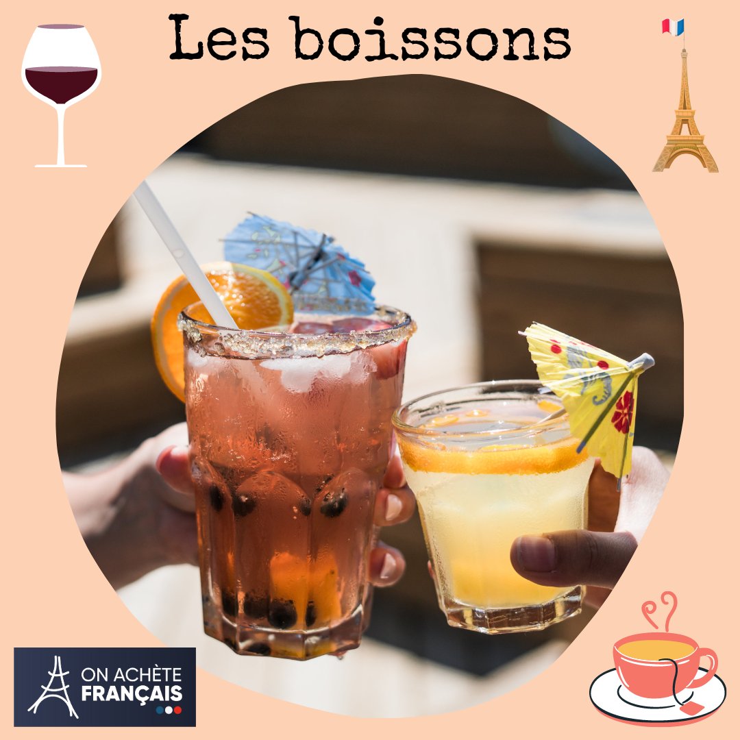 Pour vous rafraichir ou vous faire plaisir, les boissons sont au coeur de l'été ! Découvrez nos boissons Made In France sur notre site ! A découvrir ici : onachetefrancais.fr/24-boissons #madeinfrance #onachetefrancais #boissons #été