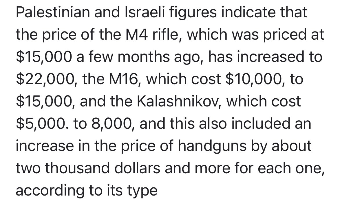 @Samawal_LLC @abierkhatib @MariamBarghouti @m7mdkurd The million dollar question: How did these weapons reach #Jenin if we knew that #Israel 🇮🇱 occupies all of #Palestine 🇵🇸and besieges it from all sides?!

#Israel 
#JeninCamp 

@davidmatlin 
@jregevi24news 
@arabnews 
@ArabNewsfr 
@AlArabiya_Eng 
@AJEnglish 
@FoxNews 
@SkyNews