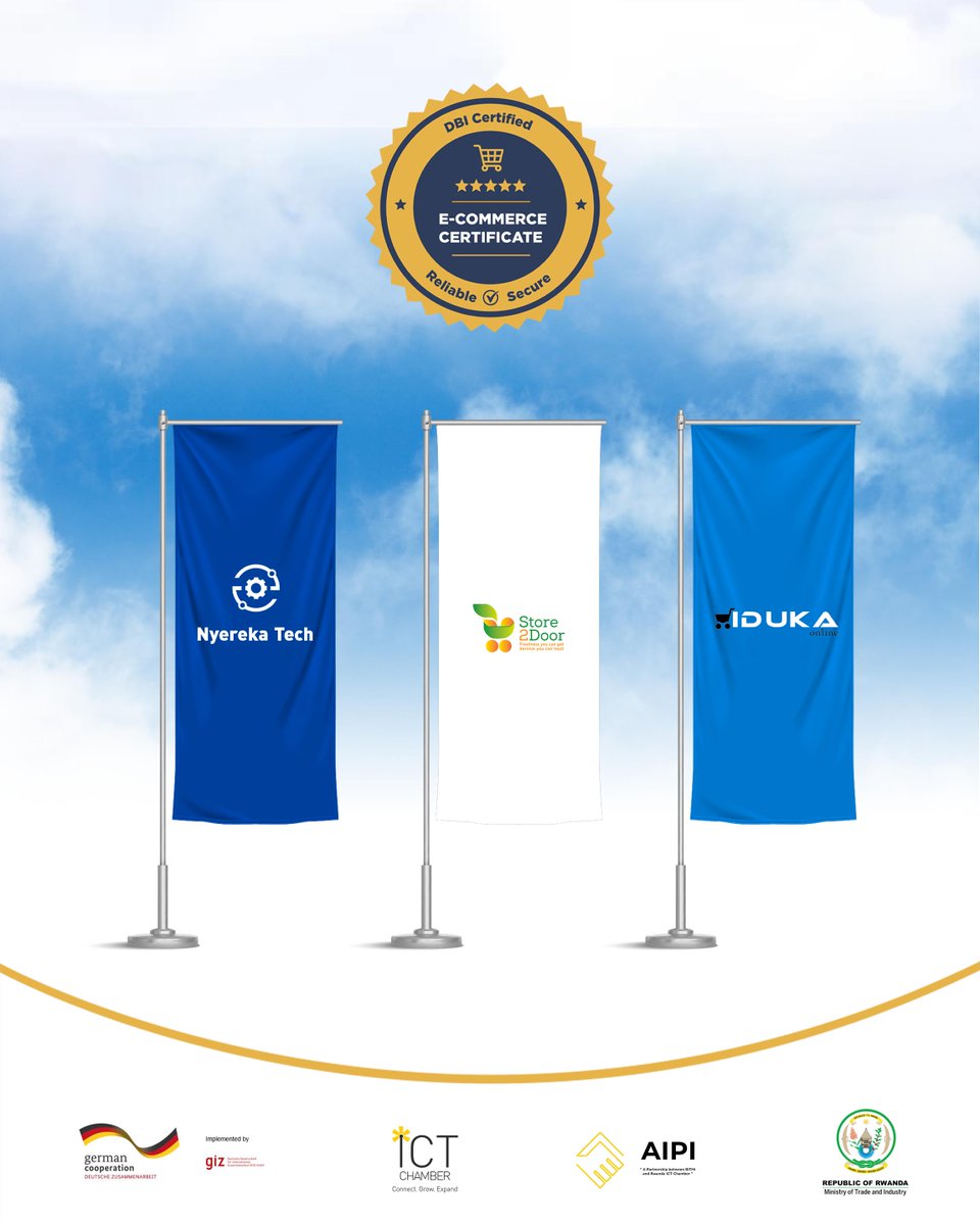 dbi_rwanda's tweet photo. You can Join Big E-commerce Platforms certified with the DBI Trust Seal.  

Apply for the seal today via: https://t.co/ZPQyimGWiG 

#TekanaTurizewe #ecommercebusiness #TrustSeal https://t.co/hL46V1Ut9L