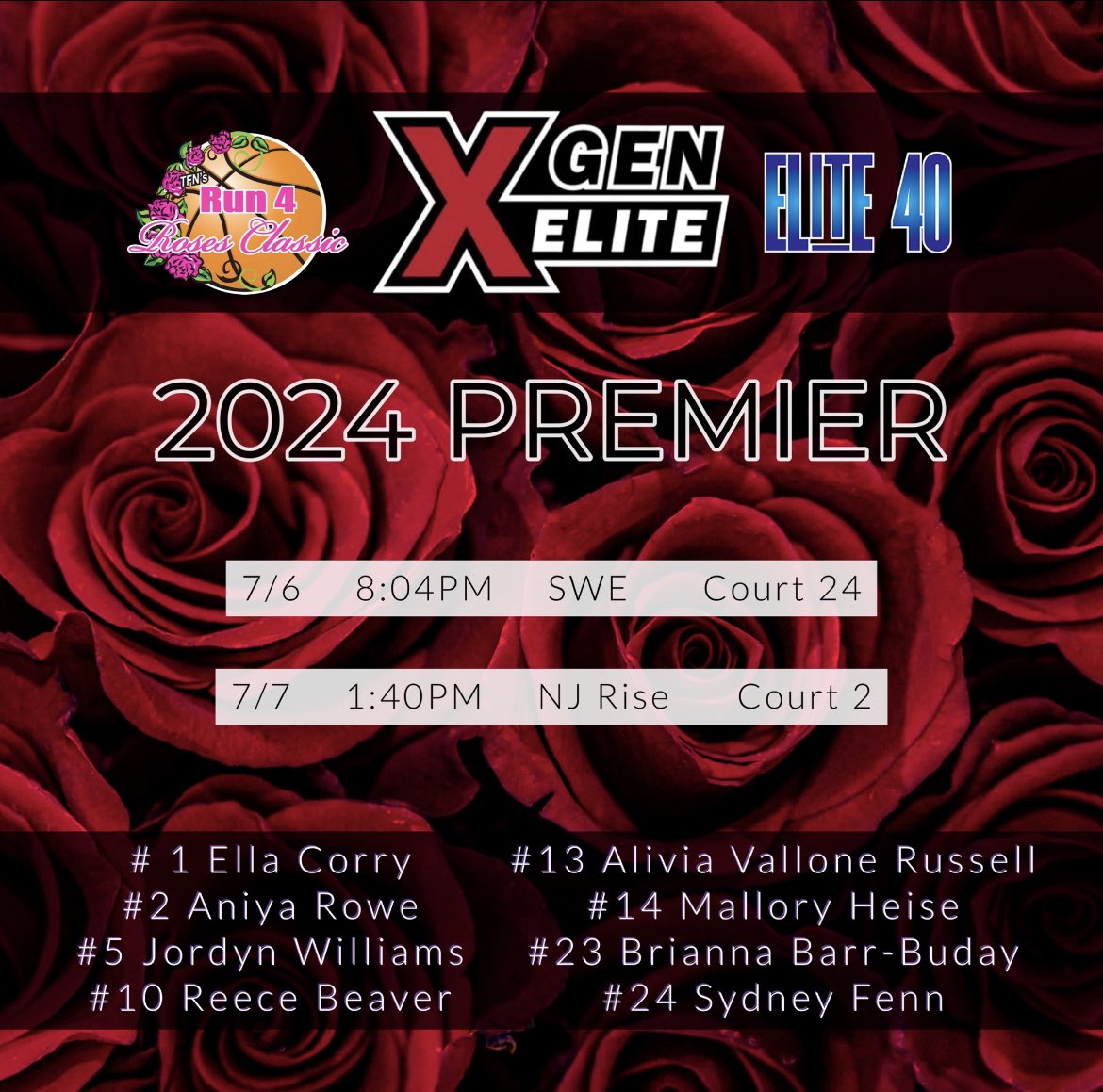 Here’s the start of my schedule at Run for the Roses! Come out and watch!!