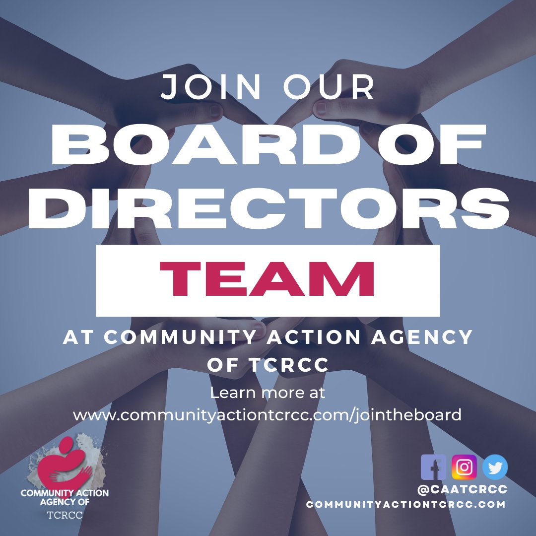 CAATCRCC is seeking to appoint three new board members for the Talladega, Clay & Calhoun County areas! Visit communityactiontcrcc.com/jointheboard or contact Stephanie Keith, Executive Director at 256.781.0001 or stephanie@communityactiontcrcc.com to schedule a meet & greet.
👏😍