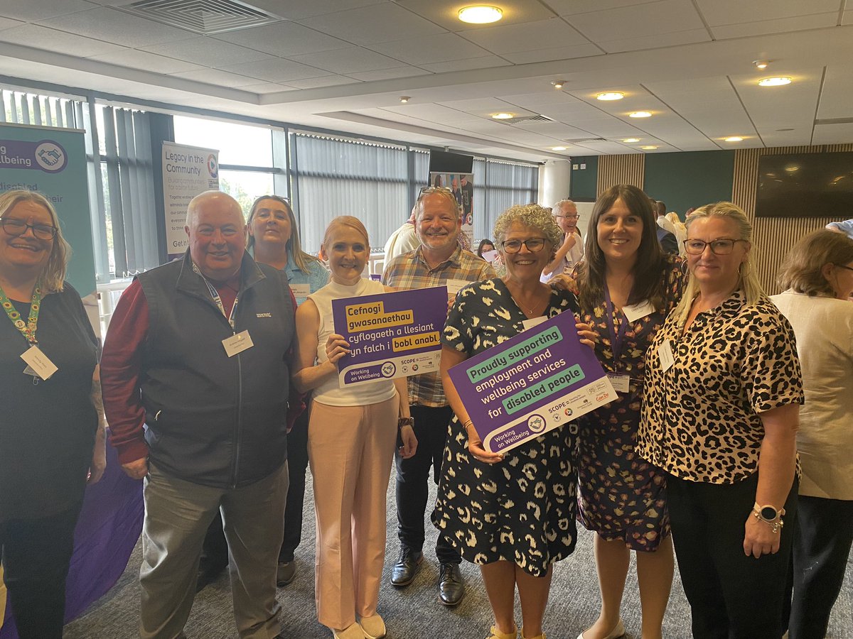 TobyGreaves2's tweet photo. @scope’s working on wellbeing partnership in practice at The Principality Stadium, Cardiff. Great event with great partners all supporting disabled people into work 👏🏼👏🏼 https://t.co/4OO9zrSEB4