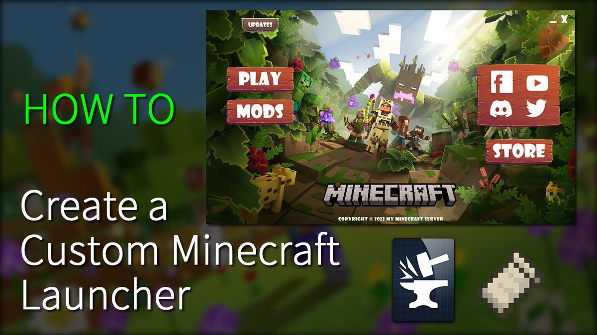 byteboxmediauk's tweet image. Learn - HOW TO - Create your own custom #minecraft server launcher with Game Launcher Creator - youtube.com/watch?v=Z9Hlmg… #minecraftbuilds #minecraftchallenge #minecraftclient #minecraftlauncher #MinecraftServer  #minecraftfanart