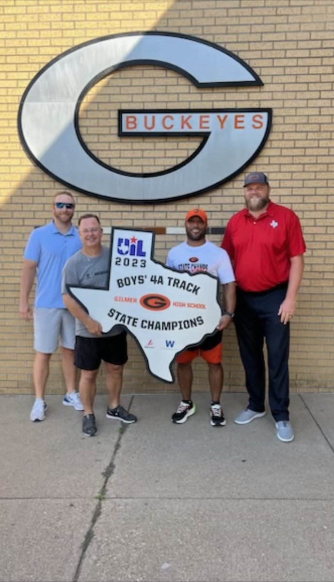 GilmerBuckeyeFB's tweet photo. Huge thanks to @BSNSPORTS  &amp; @waterboy_tx for the new addition to the field house! https://t.co/roYkIA70To