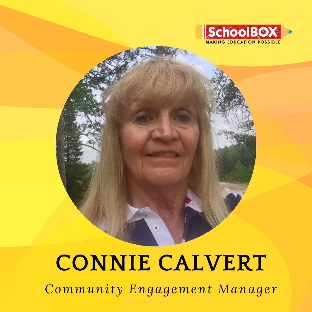 Our SchoolBOX team is thrilled to welcome Connie Calvert as our new Community Engagement Manager!

#community #communityengagement