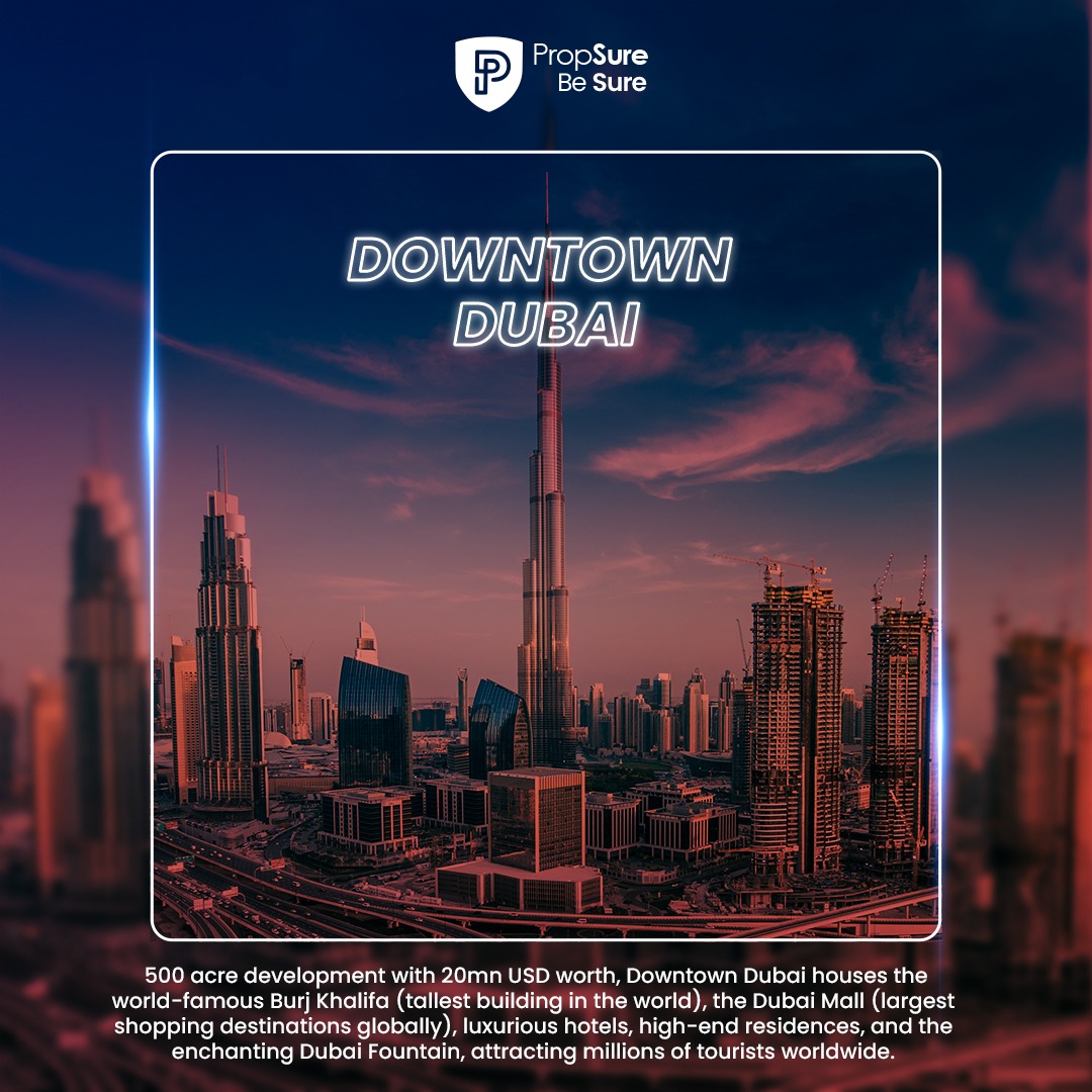 PropsureDigital's tweet image. Here are some of the world&apos;s most famous downtowns! 

Want to see such Downtowns in Islamabad that are sustainable, verified, and innovative? Check the last image for a surprise 👆🌃 

#IslamabadDowntown #Propsure #TouristAttractions