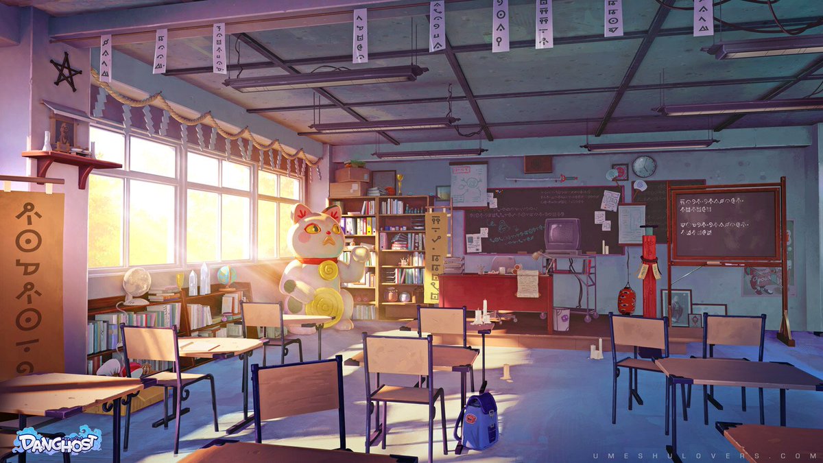 UmeshuLovers's tweet photo. We put a lot of love and details into the backgrounds of #Danghost ✨
Which one is your favourite? https://t.co/8o0Sd4abaI