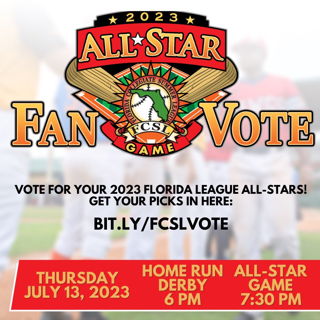 OUR 2023 ALL-STAR FAN VOTING IS OPEN ⭐️

Vote for your favorite players that you want to see at this year's FCSL All-Star Game. Vote now!

🗳️ bit.ly/FCSLVOTE