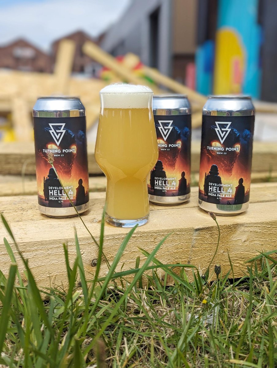 🔥☠ DEVELOPMENT HELL 4 ☠🔥 The 4th in our series where we explore new ingredients, techniques, and brewing ideas. This time it's an IPA with our friends @TurningPointbco For Development Hell 4 we explored Salvo. Taproom from 4pm TOMORROW! Online and Trade 9am Friday