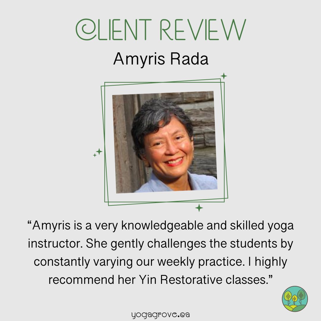 YogaGroveTO's tweet photo. Go to https://t.co/ruqsSPY1kT or click the link in our bio to book classes with the incredible Amyris!🧘‍♀️ https://t.co/hXjK4Fl8BM