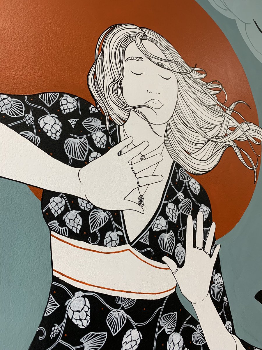 Thank you so much <a href="/EssexLivingMag/">Essex Living Magazine</a> for featuring me in your Local Legends list this month! The photo is of my mural for the wonderful @hopstersuk in Leigh-on-sea 🍻 #essexartist #essexillustrator #essexart #smallbizlove #Illustrator