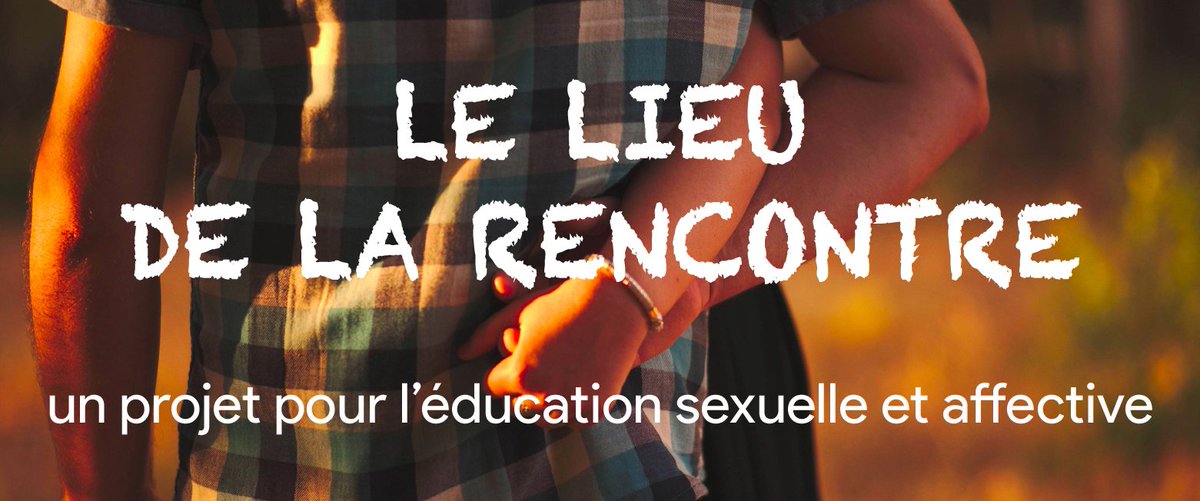 LE LIEU DE LA RENCONTRE 
Un projet pour l'éducation sexuelle et affective 
educazioneaffettiva.org/index.php/fra

#EducationSexuelle #éducation #Éducationàlasexualité #educationaffective