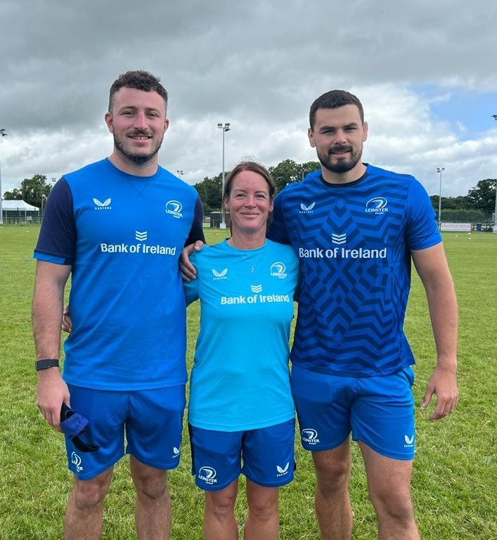 MaherOBrien's tweet photo. Delighted to have been joined by @wconnors09 and @MaxDeegan today in @NKRFC. The lads took time out of their busy schedule to sign autographs and play some games with the kids. #makingmemories #FromTheGroundUp @LeinsterBranch @raymccabe474 @michaelcahill67 https://t.co/DXWT7HwKs5