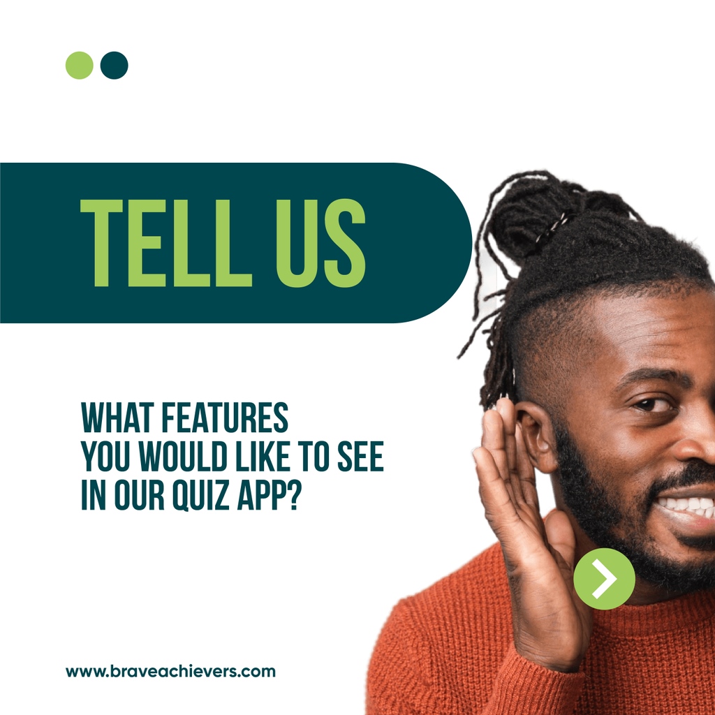 BraveAchievers's tweet image. Heads up!!! We&apos;re so close to the launch of The UX Professional Quiz platform.  We&apos;re excited and you should be too. 
What features would you love to see in our UX/UI Quiz application? Tell us in the comments. 
_ 
_ 
_ 
_
#productdesigntips #braveachievers #uxui #uxdesignmastery