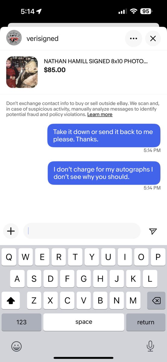 NathanHamill's tweet image. Don’t buy. Sketches are free. I’ve asked this dealer several times to return my “autograph.”  #dealer #bombard