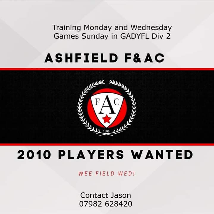 2010sAshfield's tweet photo. Any players out there looking for a team pls.get in touch to join our ever growing academy. https://t.co/vTZk26qT3Q