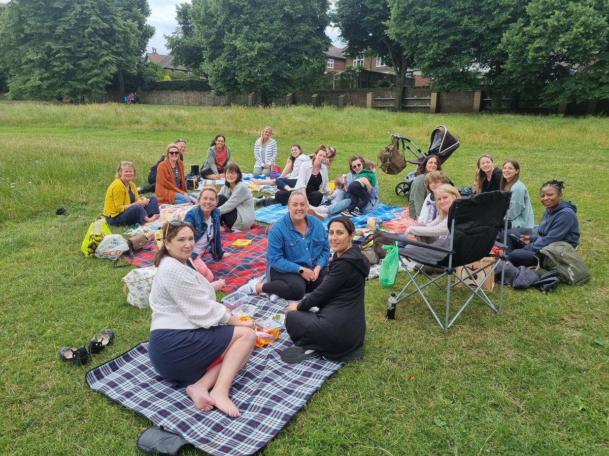 Lisa Retrac (@lisacarter10) on Twitter photo Some of the Nottingham Perinatal Community Team met for their lunch to mark the 75-year anniversary of the NHS that we are all so proud to work for.
Fantastic bunch of Clinicians and Peers
#NHS75
<a href="/_RebeccaKeating/">Rebecca Keating</a> @TraceyintheUK <a href="/MbuNottingham/">Nottingham MBU</a> <a href="/mixed_mum/">Ruth Baker</a> Some of the Nottingham Perinatal Community Team met for their lunch to mark the 75-year anniversary of the NHS that we are all so proud to work for.
Fantastic bunch of Clinicians and Peers
#NHS75
<a href="/_RebeccaKeating/">Rebecca Keating</a> @TraceyintheUK <a href="/MbuNottingham/">Nottingham MBU</a> <a href="/mixed_mum/">Ruth Baker</a>
