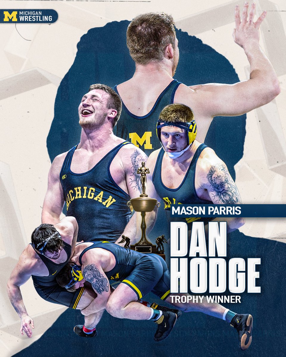 DYK? Mason Parris (@Parris58) was one of four Wolverines to earn national POY honors in 2022-23, becoming our program's first-ever Hodge Trophy winner. » mgoblue.com/yearinreview | #GoBlue