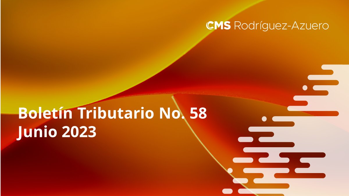 Compartimos con ustedes la nueva versión del Boletín Tributario, donde les contamos las últimas normas y doctrinas en materia tributaria.

Para conocer más, el Boletín se encuentra disponible aquí: lnkd.in/ea2arkXi