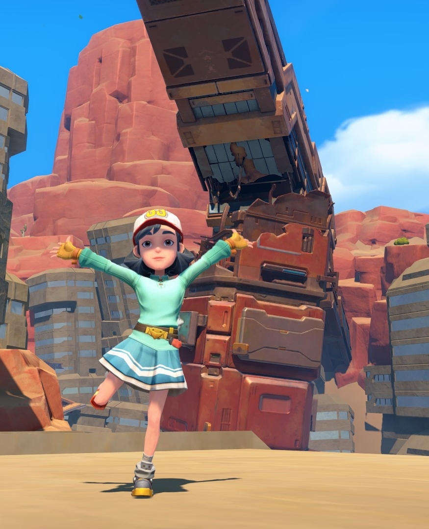 MTaSandrock's tweet photo. Combine fashion and functionality with a utilitarian-inspired outfit. Finish off the look with a rugged belt for a trendy yet practical vibe. 🔥💪

#mytimeatsandrock #DesertFashion #SportySands #IndieGaming #gaming https://t.co/Ia5yDtNMey