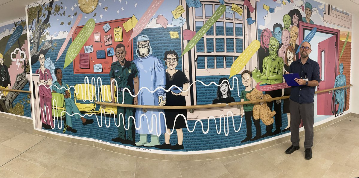 UHSussexResearch (@uhsx_research) on Twitter photo To celebrate #NHS75 check out the Crucible project: thecrucible.org.uk Exploring the history of RSCH through the stories of patients & staff and the artwork of local artist <a href="/DanielULocke/">Daniel Locke is kickstarting ECO MOFOS!!</a>. A mural can be found in the new LMB (featuring our Research Nurse Dan) <a href="/UHSussex/">University Hospitals Sussex</a> To celebrate #NHS75 check out the Crucible project: thecrucible.org.uk Exploring the history of RSCH through the stories of patients & staff and the artwork of local artist <a href="/DanielULocke/">Daniel Locke is kickstarting ECO MOFOS!!</a>. A mural can be found in the new LMB (featuring our Research Nurse Dan) <a href="/UHSussex/">University Hospitals Sussex</a>