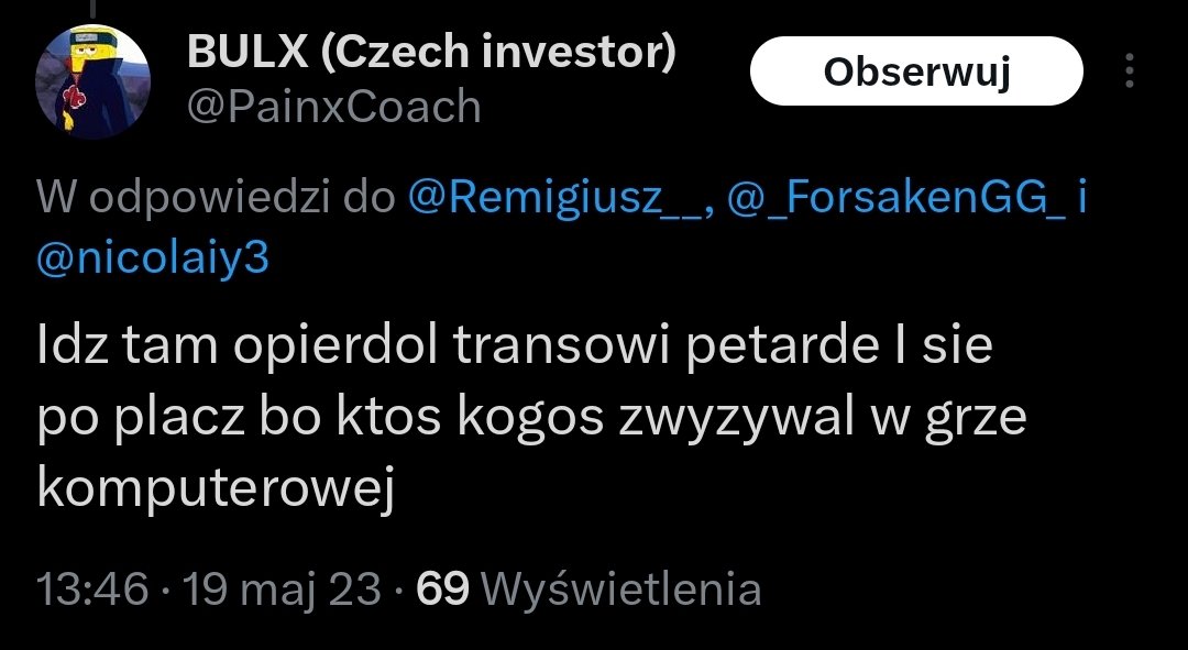 Remigiusz__'s tweet photo. @april7lol @respite_lol Za poradą pana trenera idę "opierdolić transowi petardę". https://t.co/yCTuSW4tcp