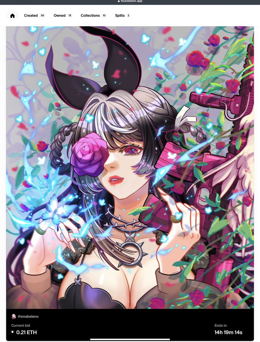 I have a bid 🥰 Thank you so much <a href="/robek_world/">rwx</a> for starting the auction.

foundation.app/@enabeleno/aut…