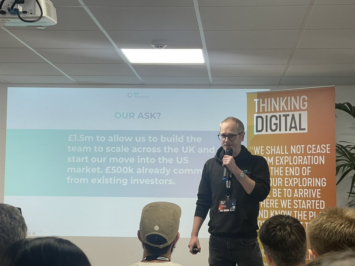 BluSkyTaxJon's tweet photo. Awesome start to #TDC23 this afternoon listening and seeing 11 awesome start ups pitch at #TDCstartup competition @XRTherapeutics @NanoveryLtd @insightano @TryVibbl @thesmartcontainer @StanLabHQ @heyfoodisready https://t.co/KYaspCotu2
