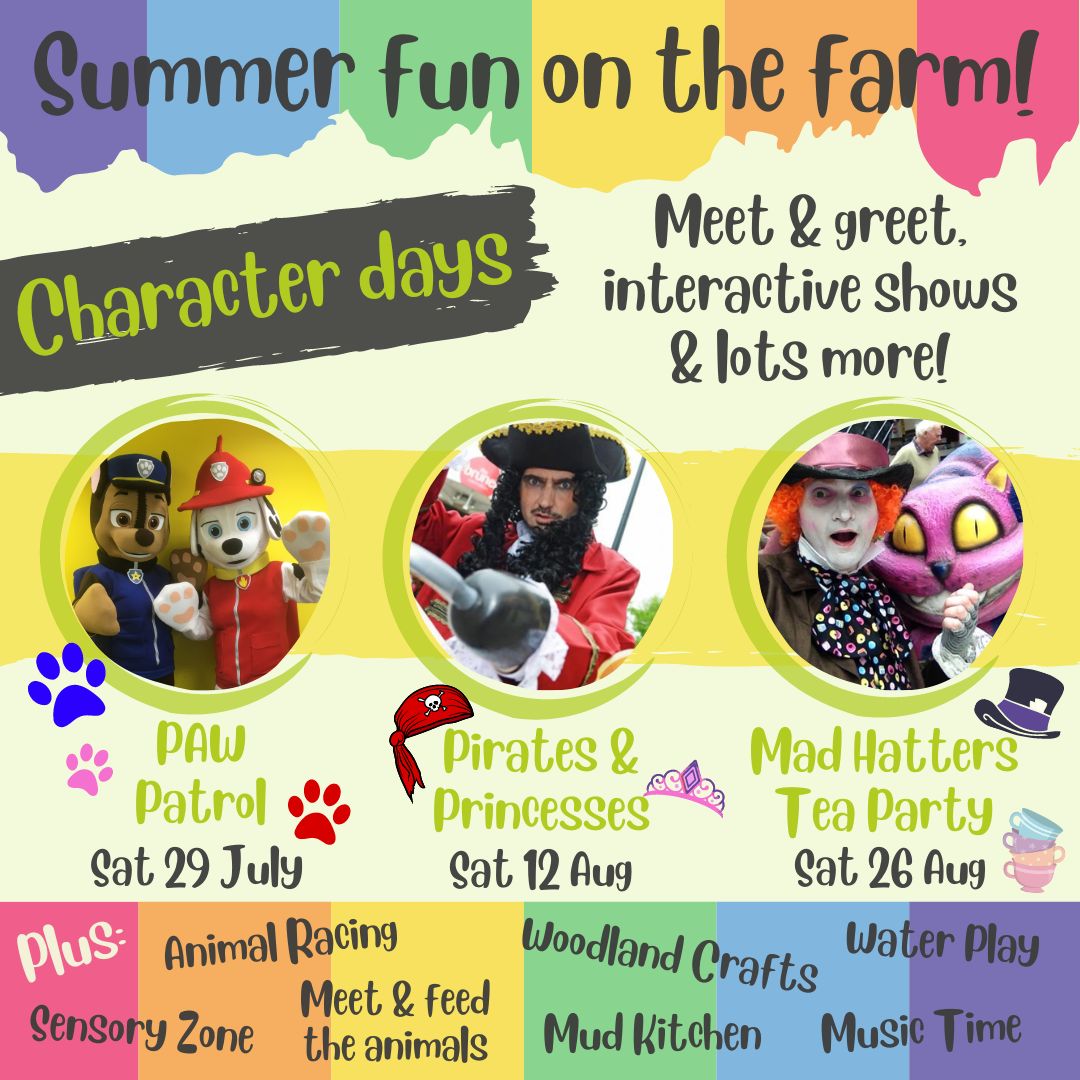 Announcing our Character Days coming up this Summer! Meet with &amp; snap a photo with your favourite character and get involved with interactive live shows throughout the day.🤩
#summerholidays #summeractivities #summerfun #summer #swindon #wiltshire #oxfordshire #southwest #roves