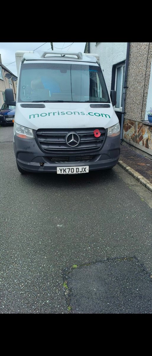 NathanWyn94's tweet photo. @Morrisons @MorrisonsNews 

2 and a half weeks since your van has damaged my property and your insurance are not budging and you have made it impossible for me to file a complaint and speak to someone over the phone about the incompetent and rude driver. Always passing the buck. https://t.co/5fhDCiBTjP