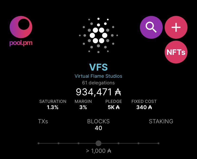 GM #Cardano ☀️

Delegate with $VFS today 🔥