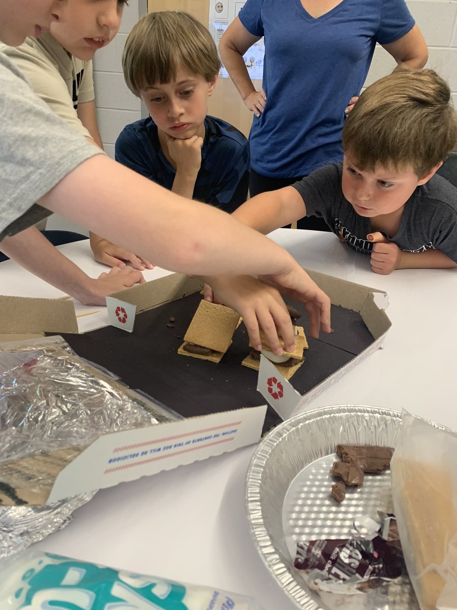 MsAlberty's tweet image. Very excited for our solar oven s’mores!! #STEMeducation #STEM