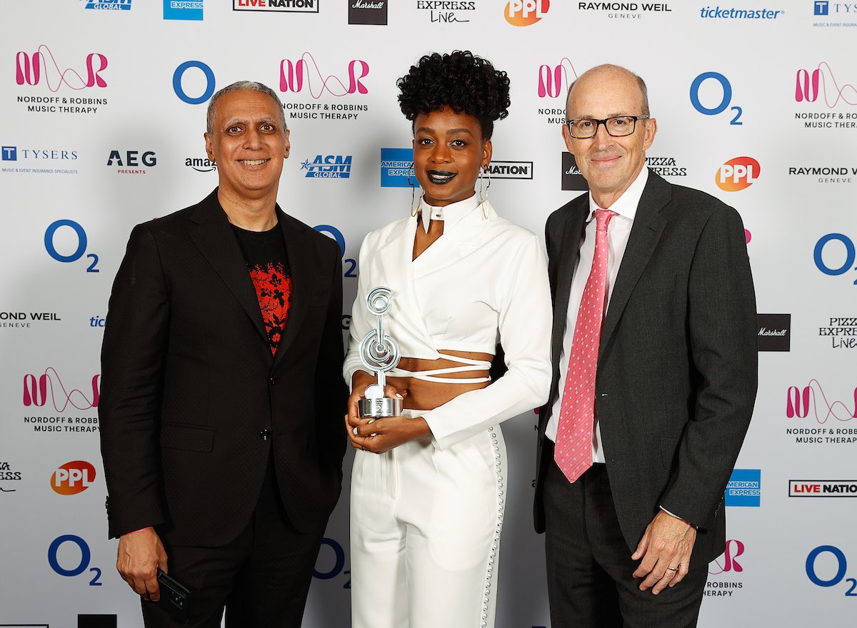 What a pleasure to meet the talented @ayannawj alongside @thenitinsawhney last week at the #O2SilverClefs. Ayanna’s music spans and combines classical, RnB, reggae, soul and jazz – a treat to listen to & such a well deserving winner of the @PPLUK Classical Award! @nordoffrobbins.