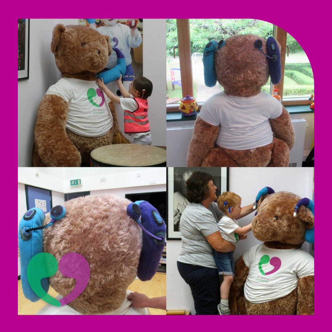 The children were so excited that the TEF Teddy got new cochlear implant technology today. They fitted his new processors and checked that he was listening with them! Well done Teddy! 

#cochlearimplant #hearingtechnology #deafawareness #deafeducation