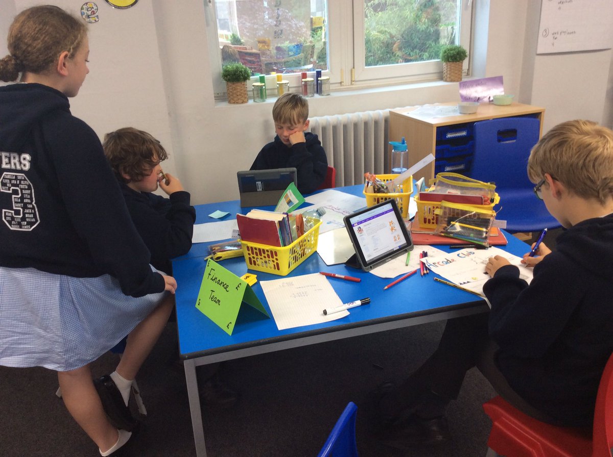 Anglezarke UKS2 Mini Enterprise team are busy planning their project. The finance team is calculating cost+profit, the marketing team are working on promoting the event and the research + development team are busy finding out everything! <a href="/BYBBlackrod/">BYB@Blackrod</a> <a href="/Mahlangu_Bps/">@Mahlangu_BPS</a> <a href="/Mackintosh_BPS/">Mackintosh_BPS</a>