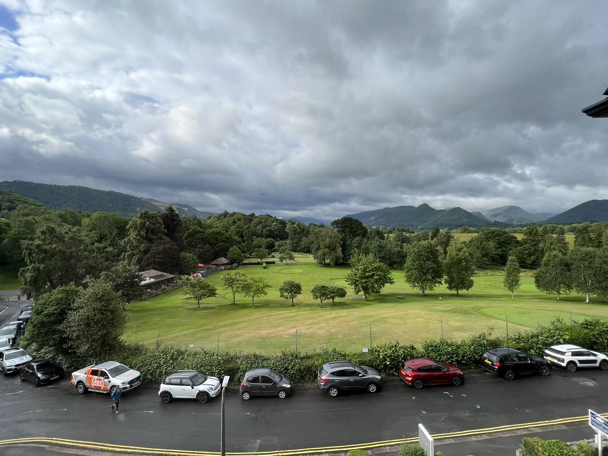 First time working at Theatre By The Lake this week in the beautiful Keswick countryside. Nice seeing the folks at #BlondeBombshells company, old friends and new <a href="/tbtlake/">Theatre by the Lake</a>