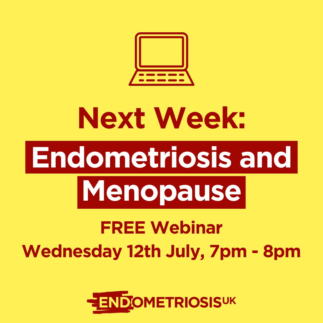 Upcoming webinar: Endometriosis and Menopause
Dr Haitham Hamoda will be speaking about natural and chemical menopause, what happens to endometriosis during the menopause, the impact of the menopause, self-management and medical pathways. ⁠
Register at: endometriosis-uk.org/civicrm/event/…
⁠