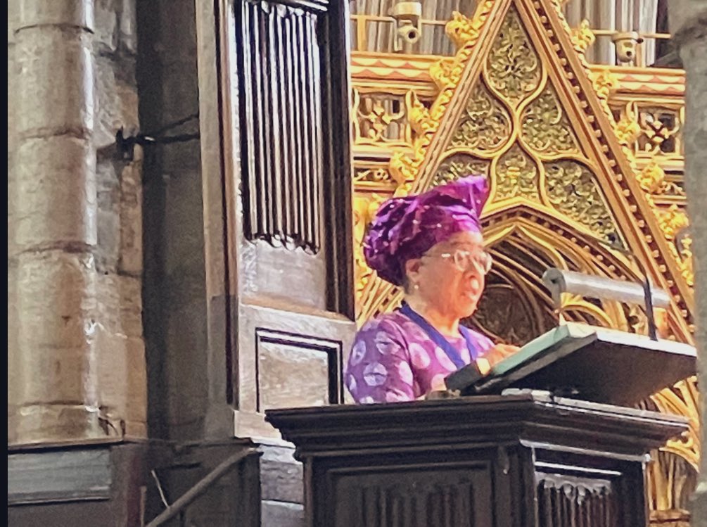 Westminster Abbey (@wabbey) on Twitter photo <a href="/NHSEngland/">NHS England</a> @EAnionwu <a href="/AmandaPritchard/">Amanda Pritchard</a> @Kyle_NCOTY <a href="/mayparsons/">May Parsons</a> Dame Elizabeth Anionwu OM, gives a Testimony:
‘It is an honour to be able to represent the millions of our colleagues who have served the NHS since the launch in 1948, today’s workforce and all of those who are in training to be the workforce of the future. Thank you!’
#NHS75 <a href="/NHSEngland/">NHS England</a> @EAnionwu <a href="/AmandaPritchard/">Amanda Pritchard</a> @Kyle_NCOTY <a href="/mayparsons/">May Parsons</a> Dame Elizabeth Anionwu OM, gives a Testimony:
‘It is an honour to be able to represent the millions of our colleagues who have served the NHS since the launch in 1948, today’s workforce and all of those who are in training to be the workforce of the future. Thank you!’
#NHS75