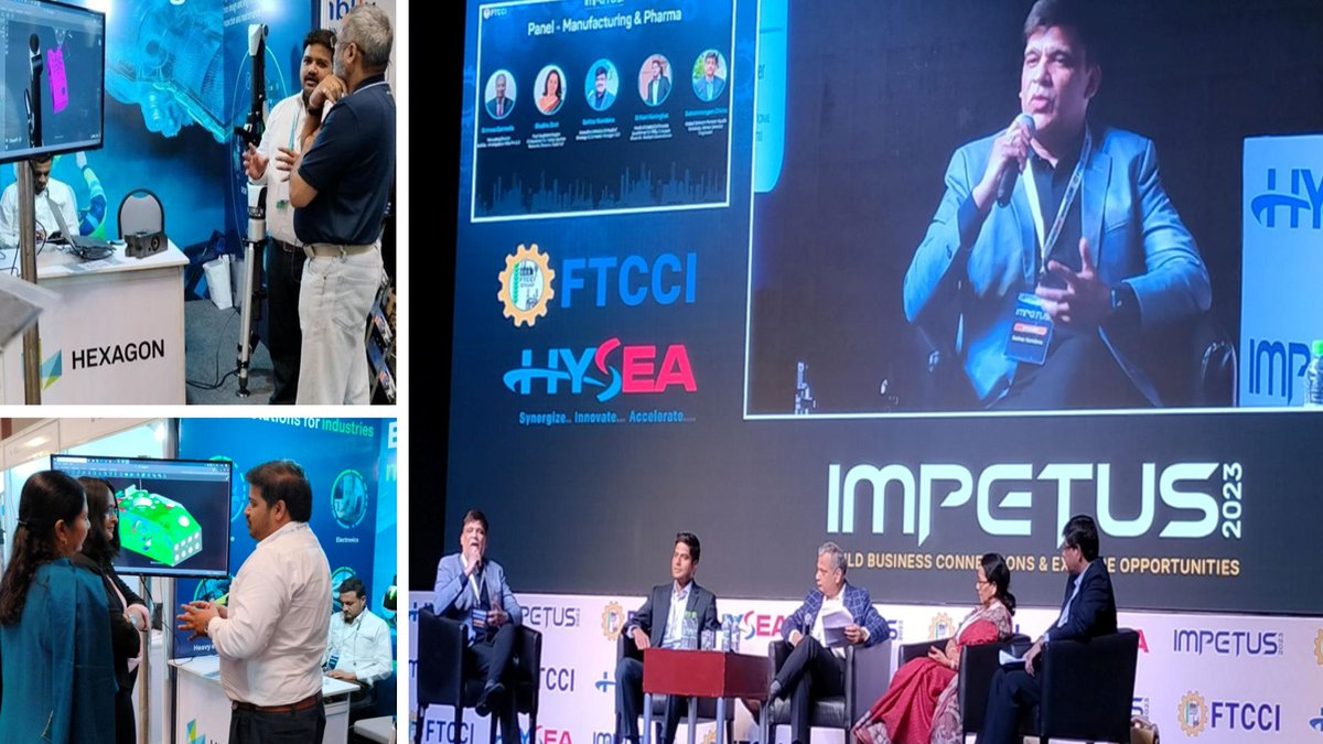 We had a great time at Impetus, hosted by <a href="/HYSEA1991/">HYSEA</a> &amp; <a href="/FTCCI/">FTCCI ™</a> showcasing our solutions like #AbsoluteArm #AS1 hardware &amp; #metrology software and success stories of various industries along with an insightful panel discussion on Digital Transformation 2.0.